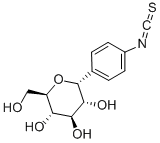 ALPHA-D-GLUCOPYRANOSYLPHENYL ISOTHIOCYANATE 化学構造式