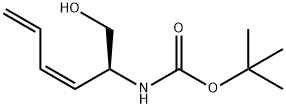 Carbamic acid, [1-(hydroxymethyl)-2,4-pentadienyl]-, 1,1-dimethylethyl ester, Struktur