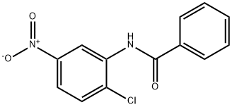 N-(2-クロロ-5-ニトロフェニル)ベンズアミド 化学構造式