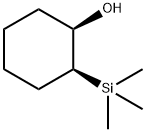 Cyclohexanol, 2-(trimethylsilyl)-, cis- 结构式