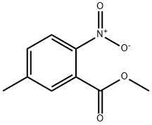 2-硝基-5-甲基苯甲酸甲酯, 20587-30-8, 结构式