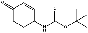 Carbamic acid, (4-oxo-2-cyclohexen-1-yl)-, 1,1-dimethylethyl ester (9CI) Struktur