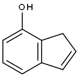 1H-インデン-7-オール 化学構造式