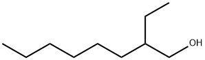 2-エチル-1-オクタノール 化学構造式