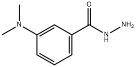 3-(二甲基氨基)苯甲酰肼, 205927-64-6, 结构式