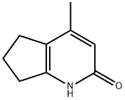 4-Methyl-1,5,6,7-tetrahydro-2H-cyclopenta[b]-pyridin-2-one Structure