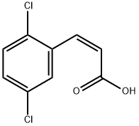 (Z)-3-(2,5-Dichlorophenyl)propenoic acid 结构式