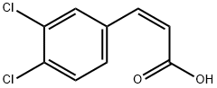 (Z)-3-(3,4-Dichlorophenyl)propenoic acid Structure