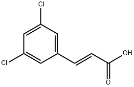 (E)-3-(3,5-二氯苯基)丙烯酸, 20595-53-3, 结构式