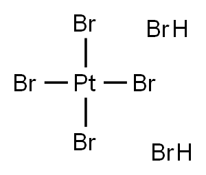 20596-34-3 ヘキサブロモ白金酸(IV)二水素九水和物