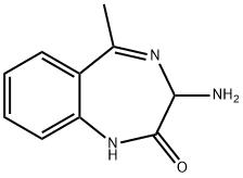 3-AMINO-5-METHYL-1,3-DIHYDRO-BENZO[E][1,4]DIAZEPIN-2-ONE Structure