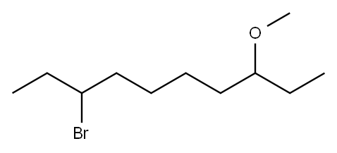 8-Bromo-3-methoxydecane Structure