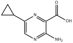 Pyrazinecarboxylic acid, 3-amino-6-cyclopropyl- (7CI,8CI)|