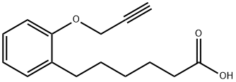 2-(2-PROPYNYLOXY)-BENZENEHEXANOIC ACID Struktur
