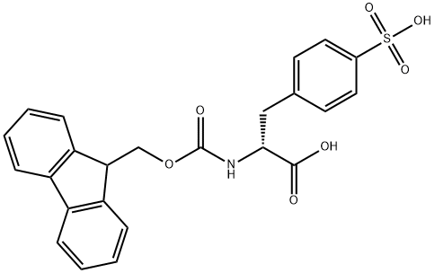 FMOC-D-PHE(4-CH2-SO3H) Structure