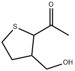 Ethanone, 1-[tetrahydro-3-(hydroxymethyl)-2-thienyl]- (9CI) Struktur