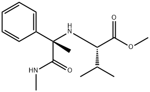 L-발린,N-[(1S)-1-메틸-2-(메틸아미노)-2-옥소-1-페닐에틸]-,메틸에스테르(9CI)