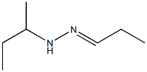 Propanal,butylhydrazone Structure