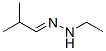 2-メチルプロパナールエチルヒドラゾン 化学構造式