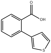 2-(3-噻吩基)苯甲酸, 20608-87-1, 结构式