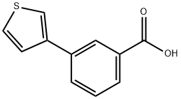 3-(3-噻吩基)-苯甲酸 结构式