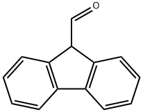 9H-フルオレン-9-カルボアルデヒド 化学構造式