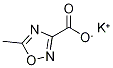 5-甲基-1,2,4-噁二唑-3-羧酸钾 结构式