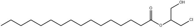 rac 2-Palmitoyl-3-chloropropanediol Struktur
