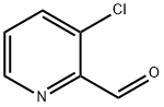 3-Chloropyridine-2-carboxaldehyde 化学構造式
