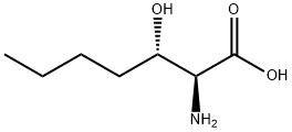 Heptanoic acid, 2-amino-3-hydroxy-, (2S,3S)- (9CI) 结构式