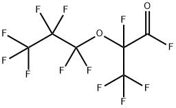 2-(HEPTAFLUOROPROPOXY)TETRAFLUOROPROPIONYL FLUORIDE Struktur