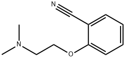 2-[2-(二甲基氨基)乙氧基]苯腈, 206261-63-4, 结构式
