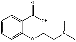 2-[2-(ジメチルアミノ)エトキシ]安息香酸 化学構造式