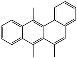 6,7,12-Trimethylbenz[a]anthracene Struktur