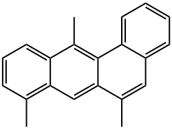 Benz(a)anthracene, 6,8,12-trimethyl- Structure