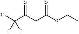 4-氯-4,4-二氟乙酰乙酸乙酯 结构式