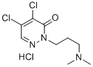 4,5-Dichloro-2-(3-(dimethylamino)propyl)-3(2H)-pyridazinone monohydroc hloride Structure