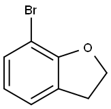7-ブロモ-2,3-ジヒドロベンゾフラン 化学構造式