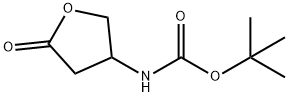 (5-氧代四氢呋喃-3-基)氨基甲酸叔丁酯, 206348-65-4, 结构式