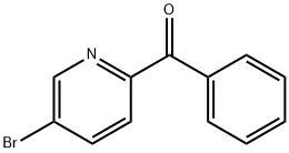 (5-BROMO-PYRIDIN-2-YL)-PHENYL-METHANONE 化学構造式