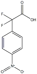 2,2-二氟-2-(4-硝基苯基)乙酸, 206360-56-7, 结构式