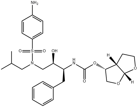 ダルナビル 化学構造式