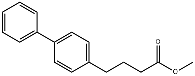 4-(4-Biphenylyl)butanoic acid methyl ester Structure