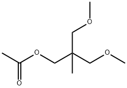 2,2-Bis(methoxymethyl)-1-propanol acetate 结构式