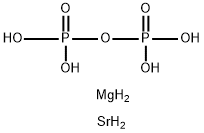magnesium strontium diphosphate Structure