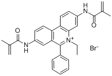 ETHIDIUM BROMIDE-N N'-BISMETHACRYLAMIDE Structure