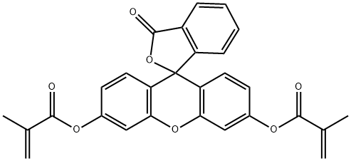 FLUORESCEIN O O'-DIMETHACRYLATE  95 Struktur