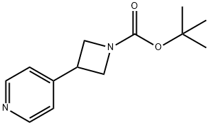 tert-butyl 3-(pyridin-4-yl)azetidine-1-carboxylate, 206446-42-6, 结构式