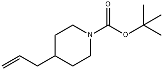 4-烯丙基哌啶-1-羧酸叔丁酯,206446-47-1,结构式