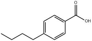 4-丁基苯甲酸,20651-71-2,结构式